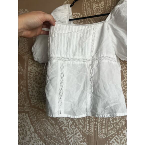 Reformation Klaire Top in White - Picture 4 of 7